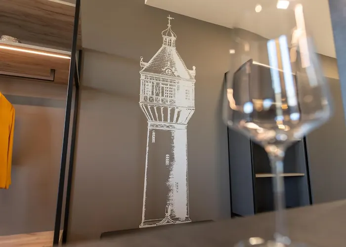 شقة Exklusives Wohnen Im Historischen Wasserturm Dem Highlight Von We104 ديلتزش