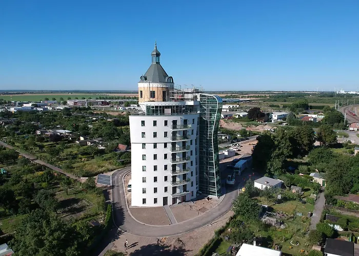 شقة Exklusives Wohnen Im Historischen Wasserturm Dem Highlight Von We104 ديلتزش